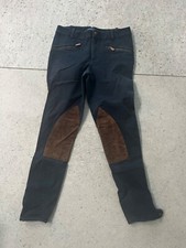 Ralph Lauren Equestrian Suede Leather Riding Pants Women s Cotton size 2