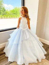 Toddler Teens Little Kid Birthday Formal Party Long Gown