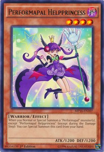 Performapal Helpprincess - MP16-EN107 - Rare - 1st Edition x3 - Near Mint