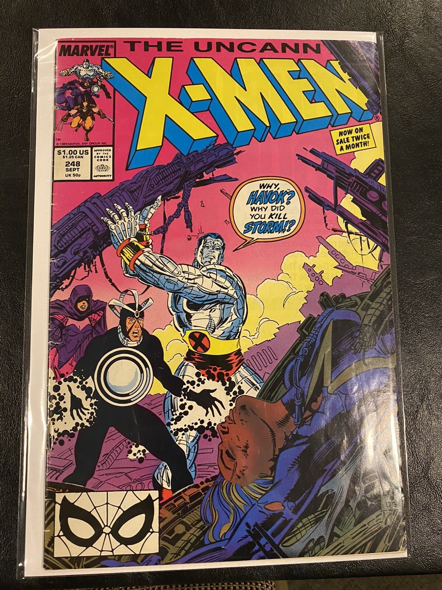 The Uncanny X-Men #248 First Jim Lee work on title Marvel Comics