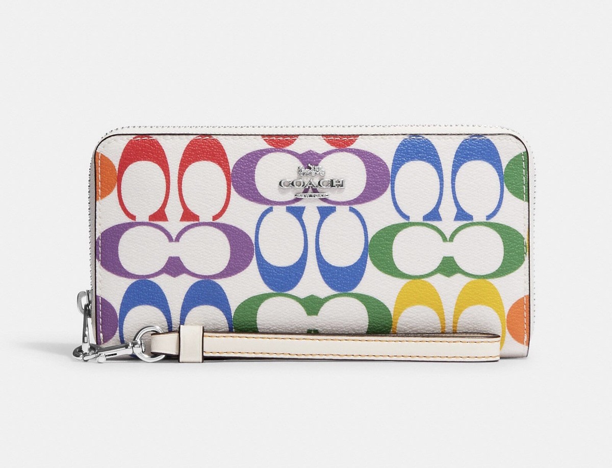 COACH  コーチ　C4537 レインボー　財布 楽天市場】コーチ 財布 レディース COACH 長財布 レインボー