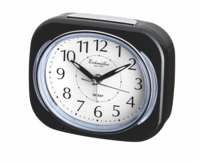 Seiko Sveglia in plastica per secondi silenziosi, grigio e oro, Sveglia