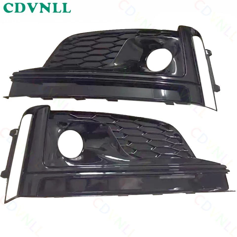 Пара решеток крышек противотуманных фар переднего бампера для Audi S5 2017 2018 2019 годов выпуска с ACC - Изображение 4 из 4