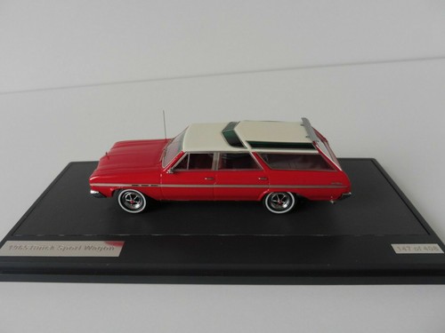 BUICK SPORT WAGON 1965 BLANCO ROJO MATRIX MX20206-112 1/43 RESINA 408 PIEZAS - Imagen 3 de 7