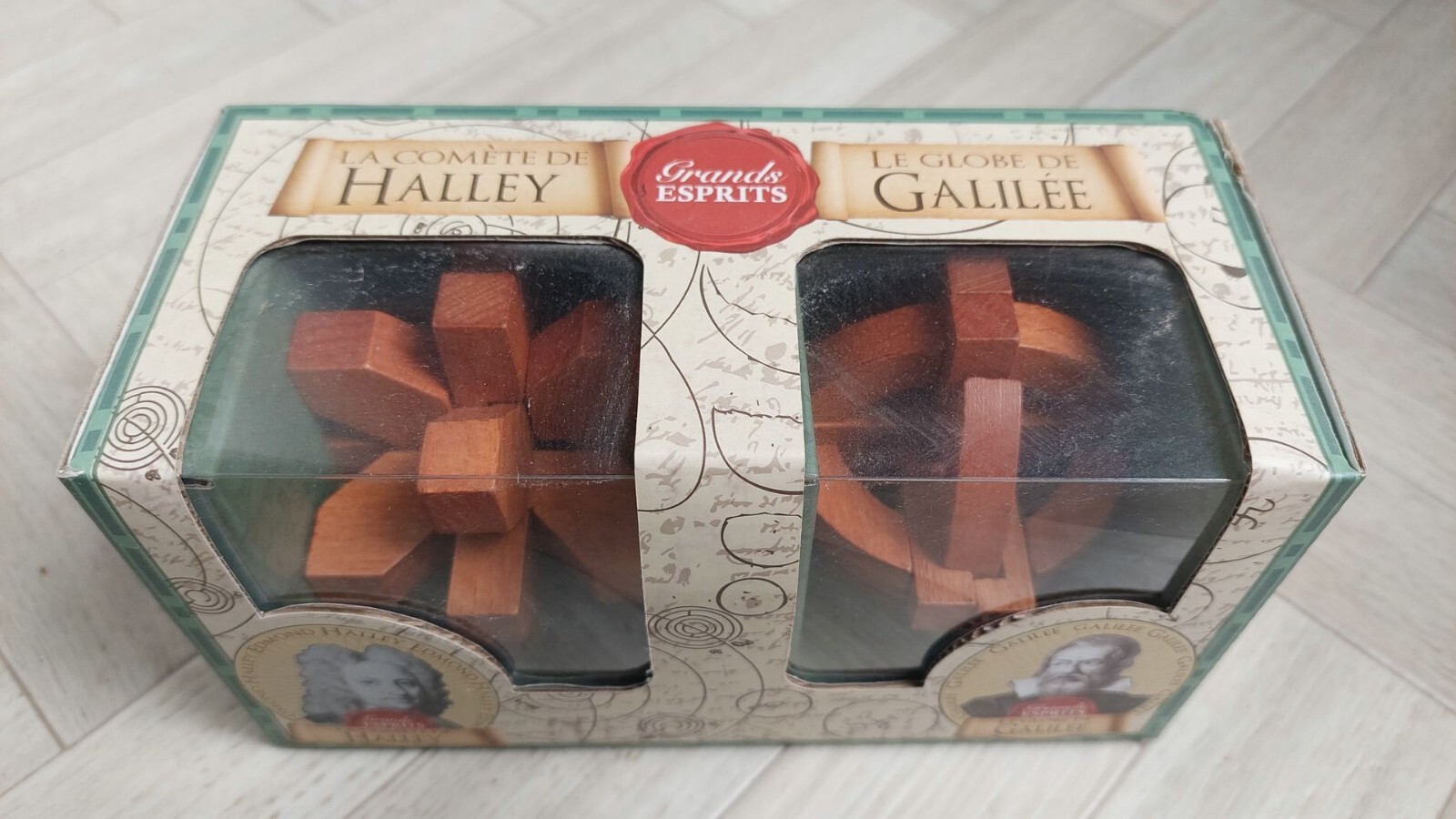 TOWO – 3 Puzzles 3D En Bois : Galileo Globe, Comète Halley Et Football – Casse-tête Adulte Et Enfant (8+)