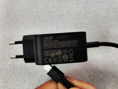 ADP-45EW Z For Asus CM3 Chromebook CM3000DV 15V 3A TYPE-C 45W AC Adapter Genuine - Picture 2 of 6