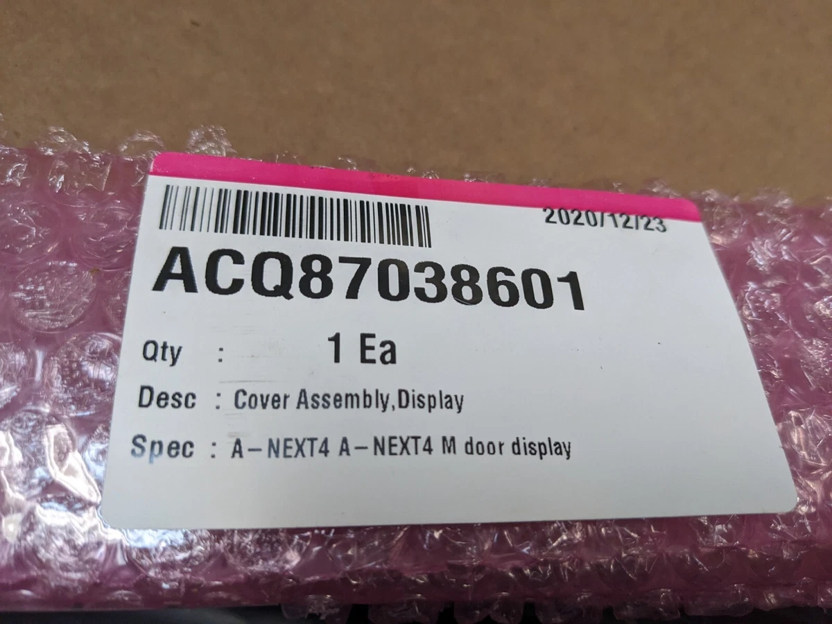 LG Refrigerator Display Cover ACQ87038601 AP5970777 PS11707402 | eBay