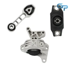 3Pcs Engine Motor &Trans Mount w/Torque Strut Mount For Fiat 500 1.4L 2013