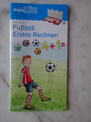 XXXX mini Lük Heft , Erstes Rechnen , Fußball, Cover B , ab 6 Jahren , NEU