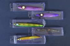 Set of 5 Metal Jigs Daiwa Reins Jig 120~160g Bait Saltwater Jigging from Japan