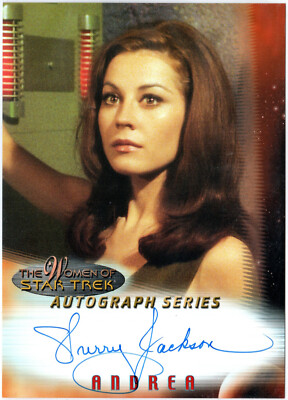THE WOMEN OF STAR TREK IN MOTION A2 SHERRY JACKSON AS ANDREA AUTOGRAPH