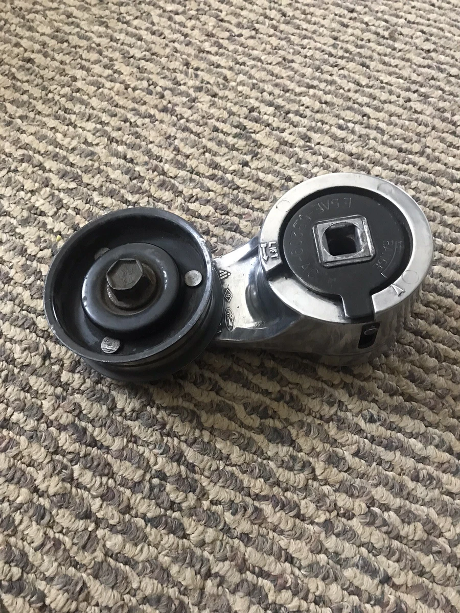 87 93 Ford Mustang Polished Belt Tensioner Pulley Bracket Foxbody