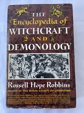 THE ENCYCLOPEDIA OF WITCHCRAFT AND DEMONOLOGY Robbins Occult Satan Devil RARE