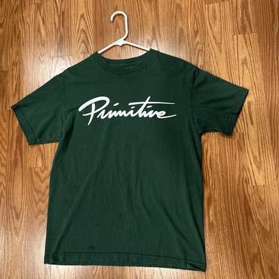 Primitive Apparel Men's T-Shirt Large Script Logo Short Sleeve Crew Neck