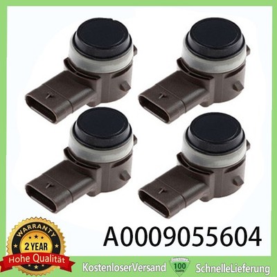 4x PDC Parking Sensor Black A0009055604 For Mercedes-Benz W176 W207 W212 W218 W222