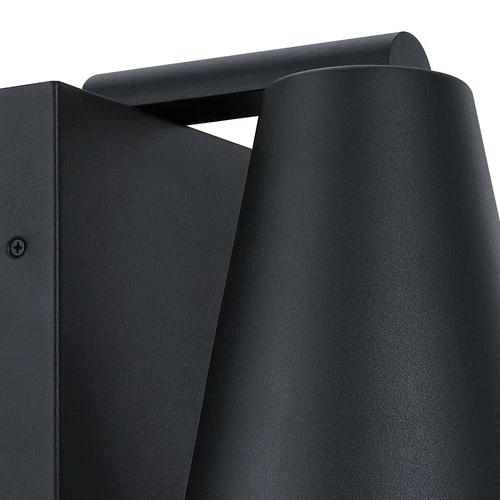 Designers Fountain D326M-11EW Cedar Mist 12" Tall Outdoor Wall - Black - Picture 4 of 5