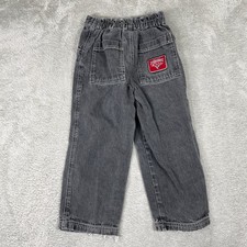 Disney Pixar Cars Jeans Boys Size 4 Gray Carpenter Denim Distressed Y2K Skater