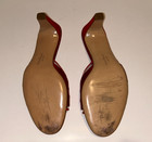 Salvatore Ferragamo Red Heel Round Toe Slip Mule Pumps US 8.5 — photo 8