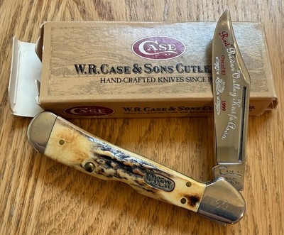 CASE STAG COPPERLOCK CLUB KNIFE NEVER USED IN BOX #51549L SS N3