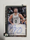 2025-26 Topps NBA Jayson Tatum On Card Real One Auto SP - Celtics - Super Rare!