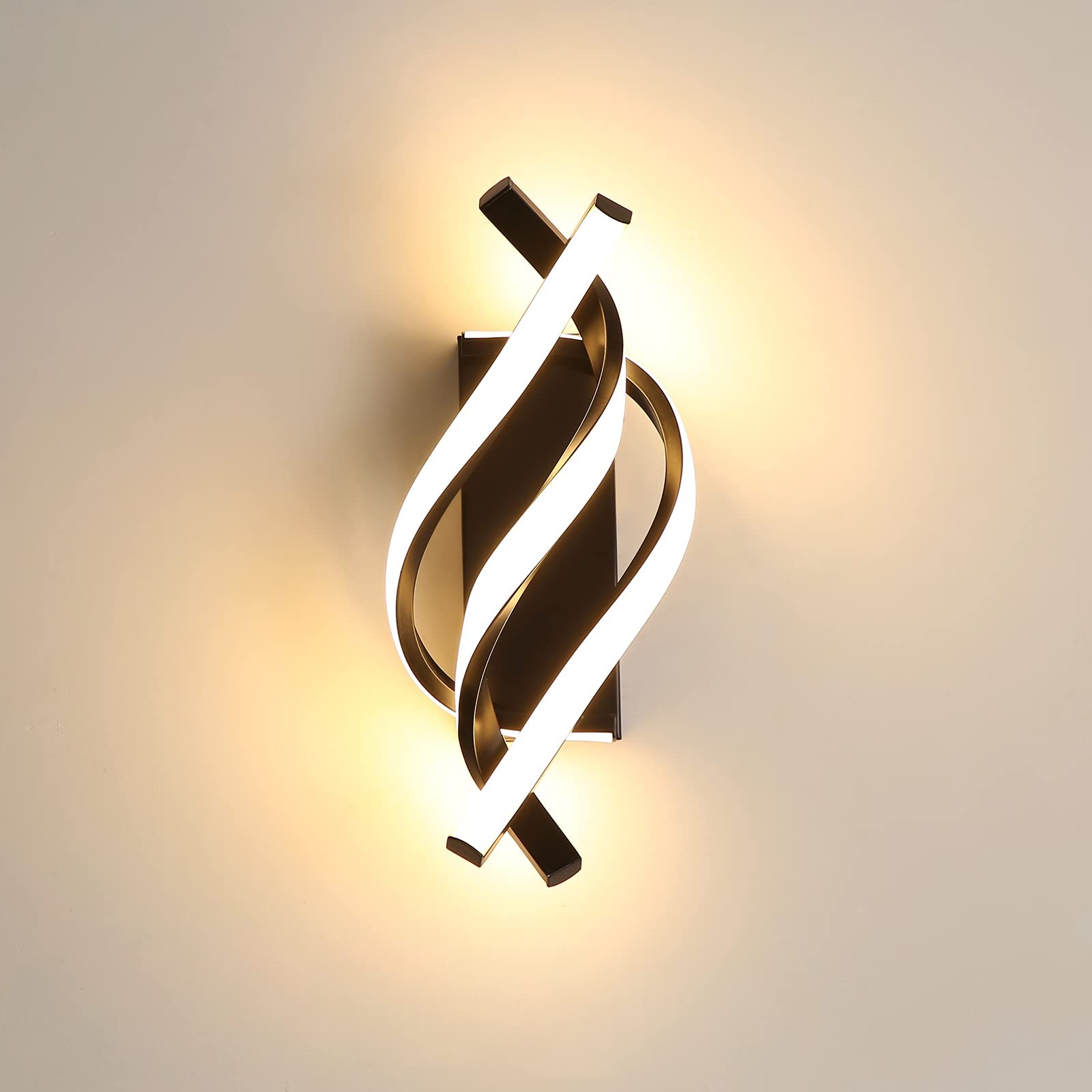 Applique LED intérieure 22W à haute luminosité 2500lm avec diffuseur anti-éblouissement en métal