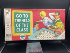 Vintage Go To The Head Of The Class Board Game 1967 4175 Milton Bradley