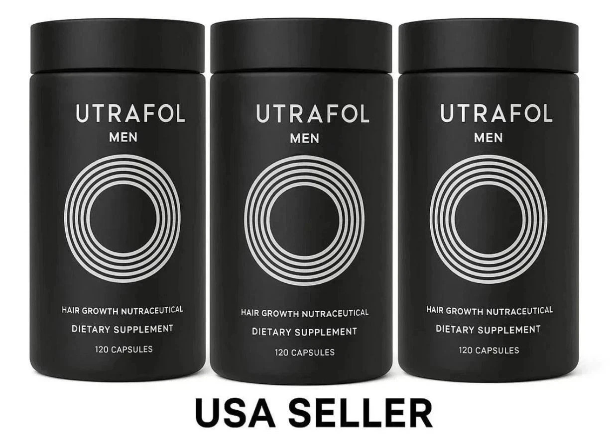 pack of 3 Men's Hair Growth In Glass Bottle/Total 360 Capsul