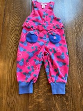 Vtg Rainbow tag Gymboree 1996 Winter Rose fleece romper 18-24 XS