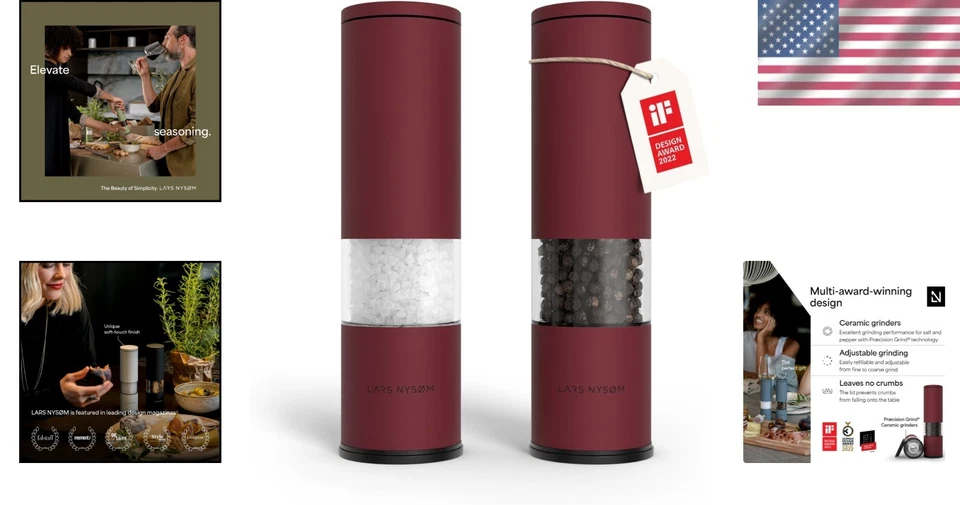 Molinillo de especias de cerámica ajustable - acero inoxidable Foto 2 de 4