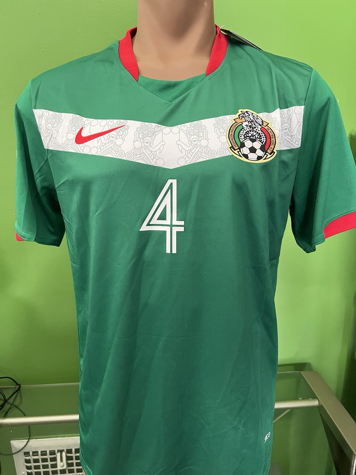 Mexico National Team Jersey R. Marquez #4 World Cup 2006 Fits *Large*