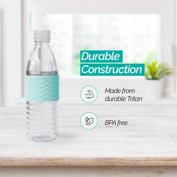 Botella de agua reutilizable Copco Hydra con tapa 2510-2182 Robins Egg Blue 16,9 oz Foto 3 de 4