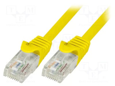Patch cord PVC 6 Line RJ45-Stecker,beiderseitig U/UTP CCA