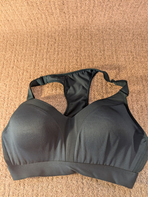 Spyder Active Sports Bra X Large Green Wireless Adjustable Strap