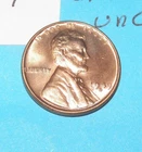 1949 D      LINCOLN WHEAT CENT   CHOICE RED UNCIRCULATED  #4