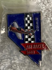 Vintage 2022 RENO AIR RACE HAT PIN PILOT CREW...