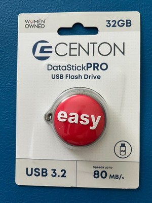 NIP Staples Easy Button USB Flash Drive 3.2 32 GB CENTON 80 MB/s