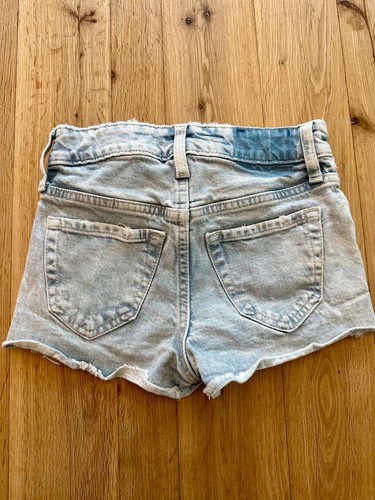 Gap Kids Girls Shortie High Rise Jean Shorts, Size 7 - Picture 3 of 3