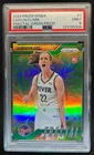 2024 Panini WNBA Prizm Caitlin Clark Fractal RC Green Rookie #1 Fever PSA 9