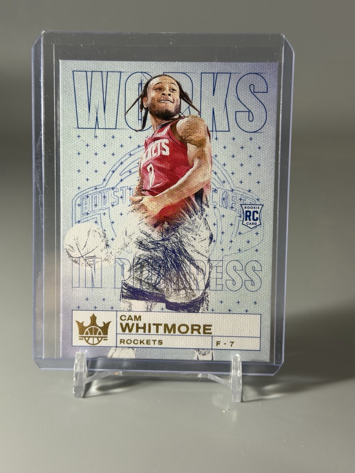 2023-24 Panini Court Kings - Works in Progress Cam Whitmore #23 (RC)