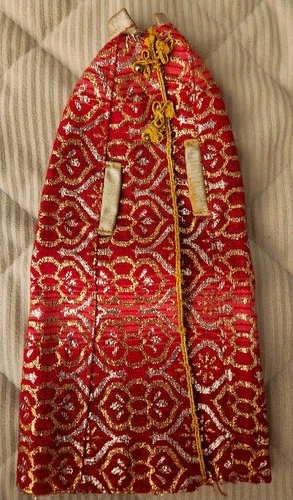 Vintage Superstar Barbie Fashions Brocade "Shine For TV Time" Cape Coat #9835...