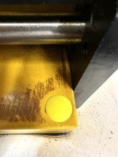 Hobbymat MD65 Lathe Bed Blanking Plug (Yellow)