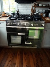 Rangemaster Professional+ 110 Induction Range Cooker - Black/Chrome -Untested
