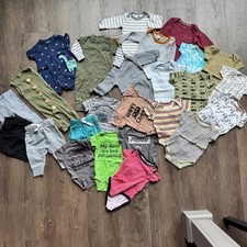 Baby Boy 0-3 Months Clothes Large Lot 25 Pieces Puma Carter's Infant Bundle Set