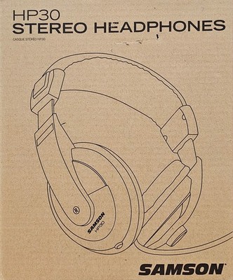 Samson HP30 Wired Stereo Headband Headphones. Brand New.