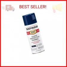 Rust-Oleum 7723830 Stops Rust Spray Paint, 12 oz, Gloss Navy