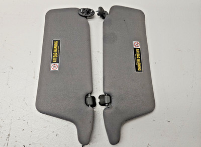2001-2005 Honda Civic Coupe Left Right Sun Visor Pair Set OEM