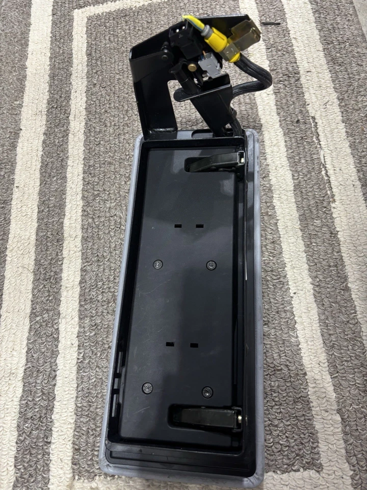 1996-2002 Mercedes Benz SL500 SL600 SL320 Center Console Arm Rest Lid Grey R129 - Image 3 of 4