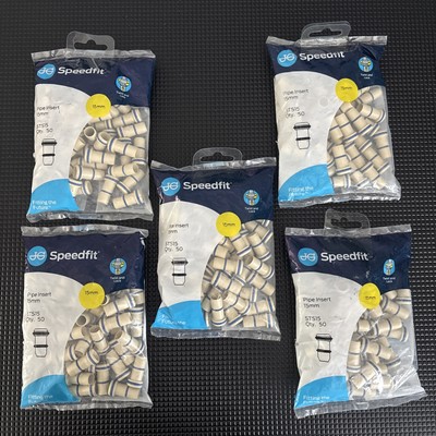 250 x John Guest Speedfit Superseal Rohreinsatz 15 mm (5 Packungen à 50 Stück) UVP 87,50 £