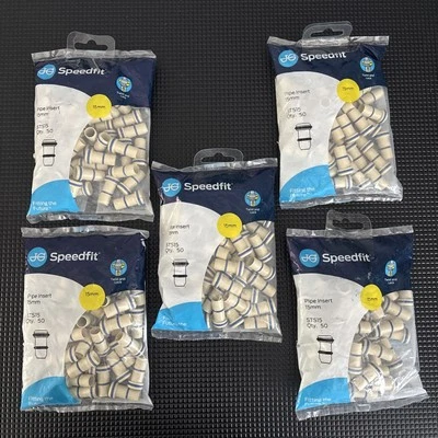 250 x John Guest Speedfit Superseal Pipe Insert 15mm (5 Packs Of 50) RRP £87.50