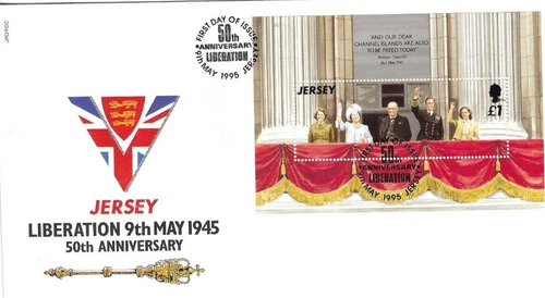 Jersey Comm/FDC - Liberation 9th May 1945 - Jersey -  1995  (JES336)